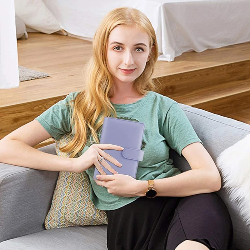 

A6 Binder and 12 Transparent Envelopes System Budget Planning Notepad Binder Budget Money Envelope Cash Envelope