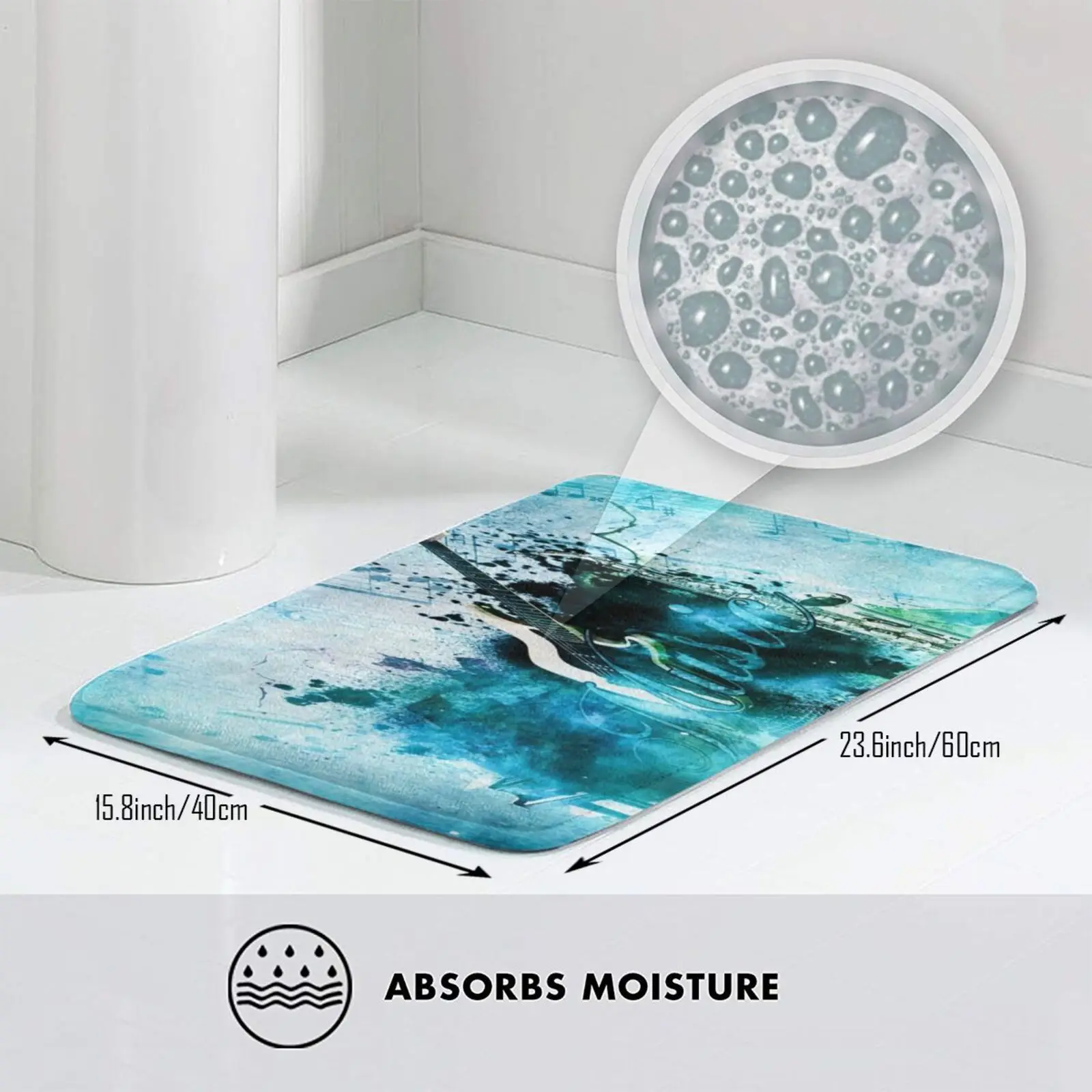 Мягкий Нескользящий Коврик для музыки 1253 коврик подушка гитары пианино