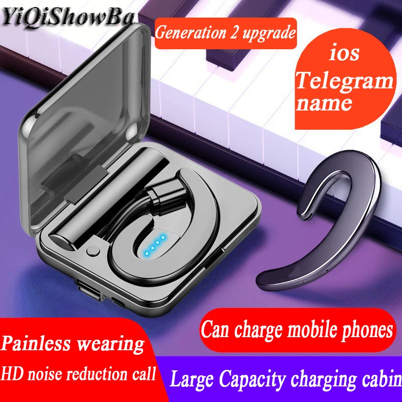 Беспроводная bluetooth гарнитура S9Upgrade 2 со встроенной костной проводимостью