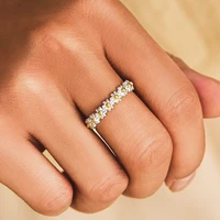 fashion new vintage daisy rings for women cute small flower ring wedding engagement finger rings female jewelry gifts