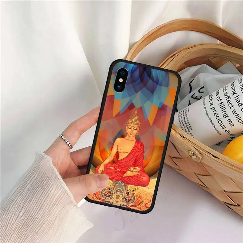 

Gautama buddha Phone Case for iPhone 11 12 pro XS MAX 8 7 6 6S Plus X 5S SE 2020 XR