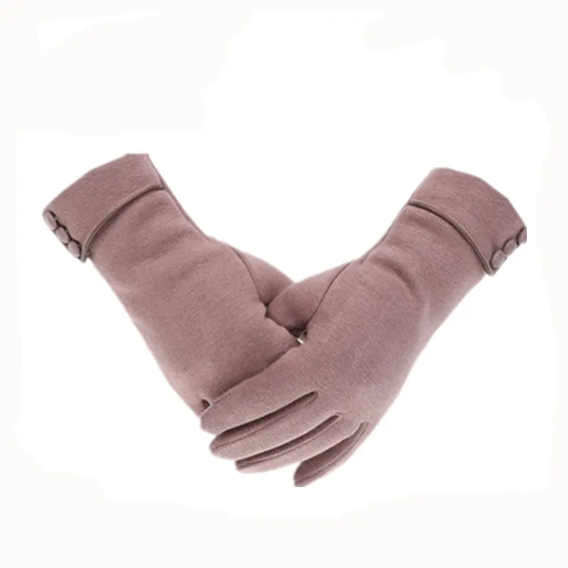 G130 Khaki VIIANLES/кружевные кашемировые перчатки, женские модные теплые зимние теплые перчатки, лыжные ветрозащитные защита для рук, удобные перчатки - Color: G130 Khaki