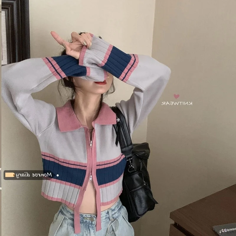 Женская одежда для ранней весны новинка 2021 шикарная дизайнерская блузка вязаный