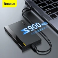 baseus hdd case external hard drive 2 5inch sata usb adapter usb 3 0 type c 3 1 ssd drive hdd enclosure for ssd hd external disk