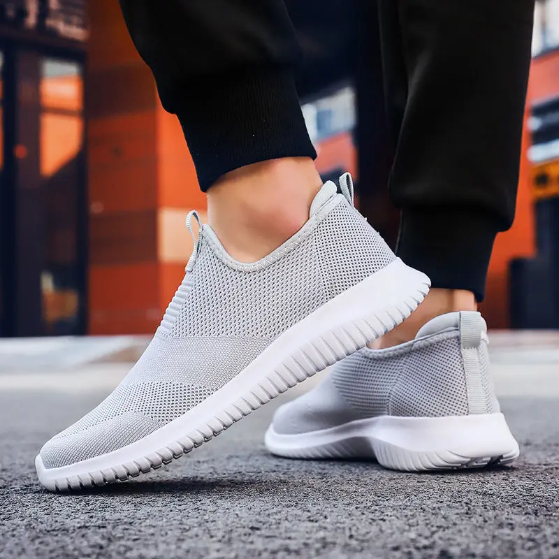 

Mesh Shoes Men Casual Shoes Summer Sneakers Man Shoes Slip-On Comfortable Lovers Unisex Shoes Walking Loafers Large Size 35-49