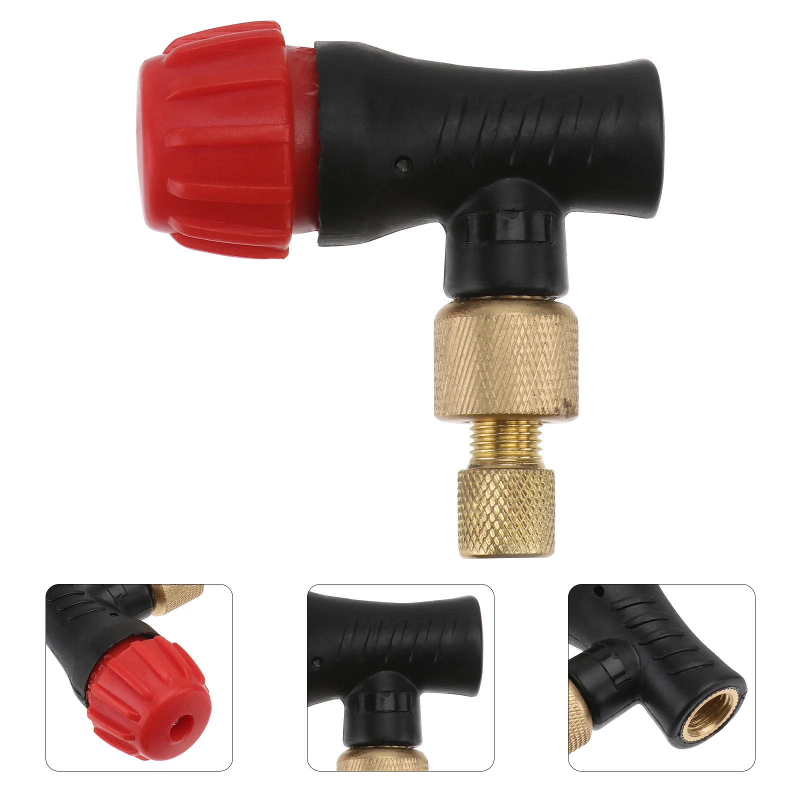 

1Pc Inflator Head Fast Inflatable Bottle Head Thickened Explosion-proof Portable CO2 Gas Cylinder Mountain Bike Pumping