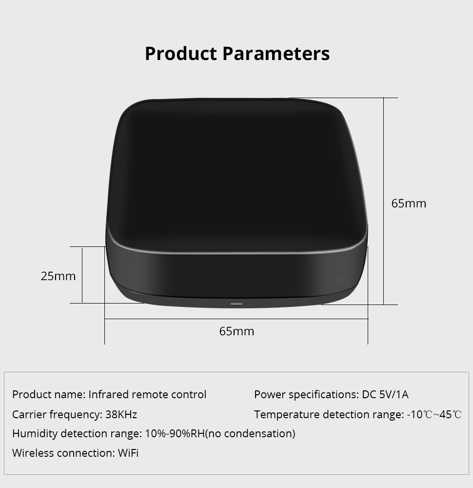Zemismart Tuya IR мост управление кондиционер вентилятор ТВ Google Home Alexa Echo универсальный пульт дистанционного управления AC