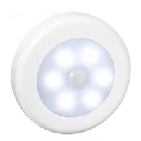 6 led infrared pir motion sensor night light wireless detector light wall lamp auto onoff closet sensor light