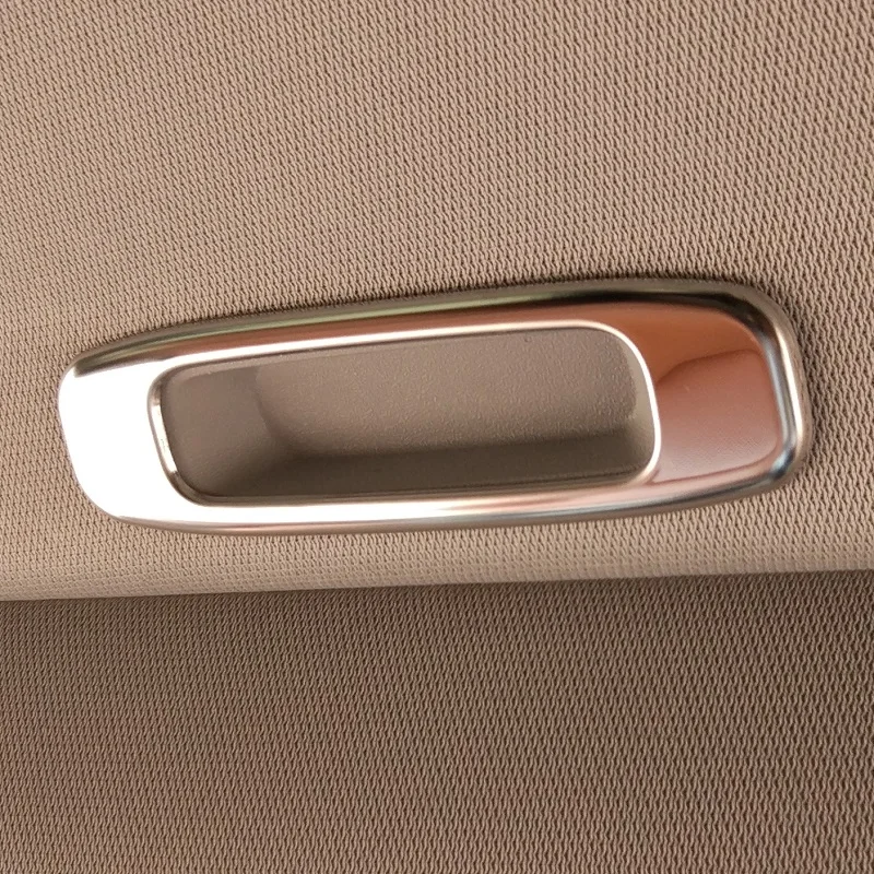 Хромированная накладка на ручку верхней полки потолка шторки люка из нержавейки