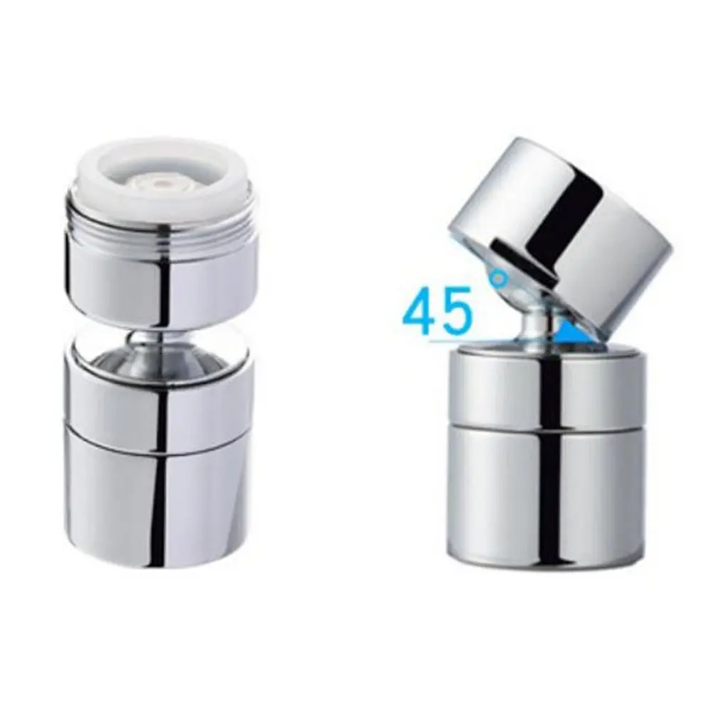 

Kitchen Faucet 45 Degree Rotating Water Saving Filter Bubbler Water Tap Nozzle Bubbler Connector Swivel Tap