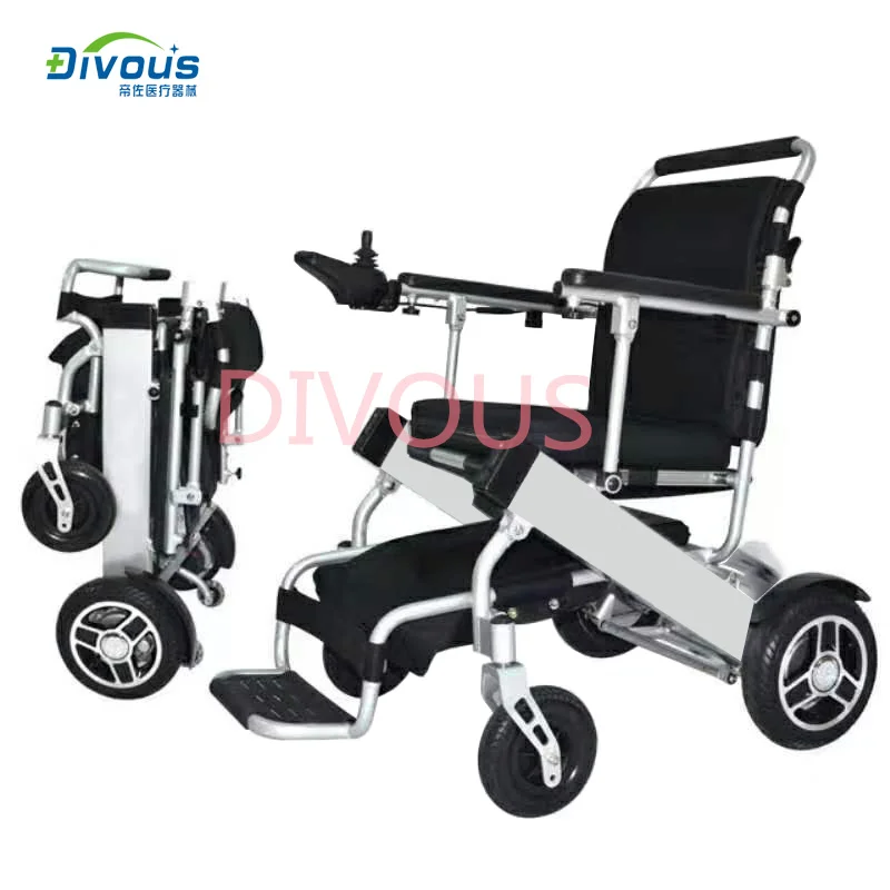 Free Shipping Dual Motor Lightweight Elderly Disabled Electric Wheelchair |