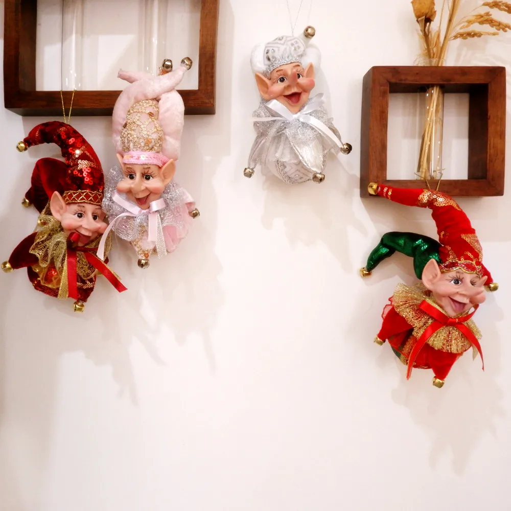 Christmas Home Decor New Year Goods 2021 Tree Wall Door Window Ornaments Elf On The Shelf Xmas Gift | Дом и сад