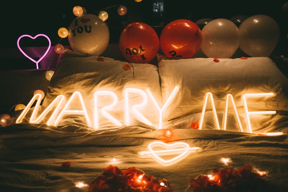 DIY буквы символ знак сердце освещение пластик Винтаж светодиодный свет на День