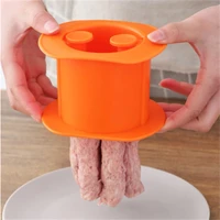 one press sausages press maker meat grinder home hot dog beef hand operated grinding machine kitchen gadgets meat tools