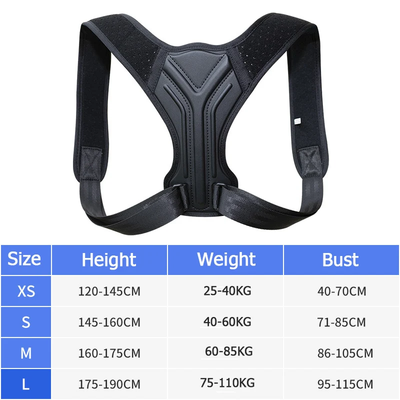 

Anti-Kyphosis Correction Belt Sitting Posture Brace Invisible Breathable Adult Children Back Posture Back Support Corrector Belt