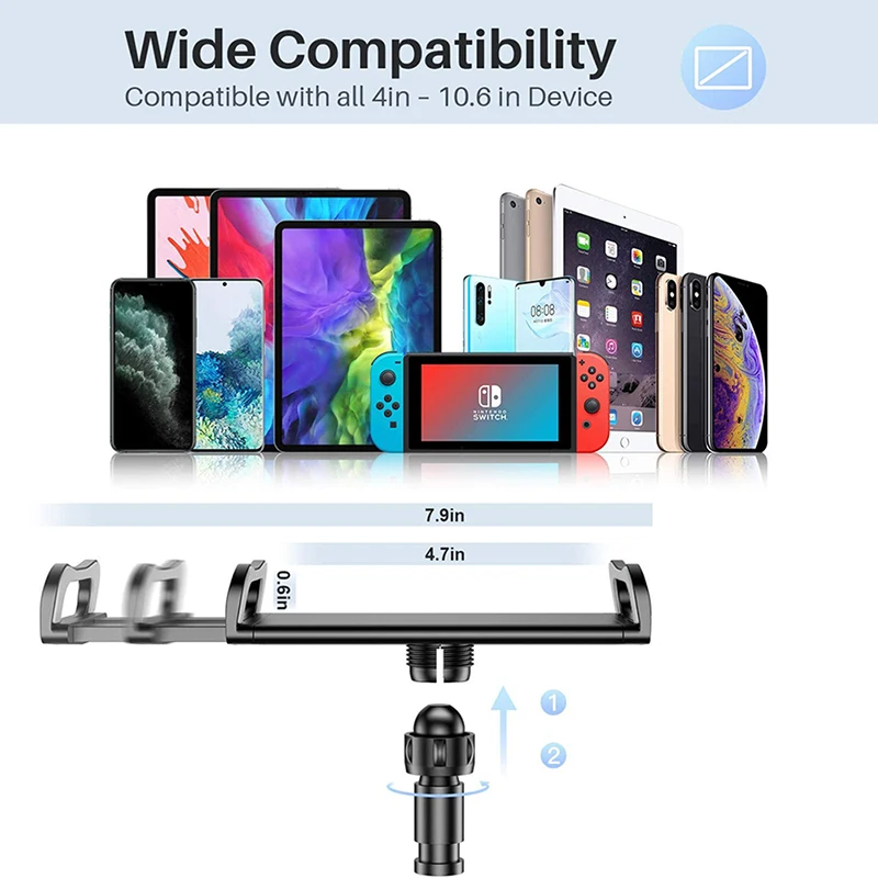 

Adjustable Mobile Phone Holder Portable Flexible Lazy Bed Holder for iPhone iPad Desktop Tablet Stand Desk Mount Bracket Support