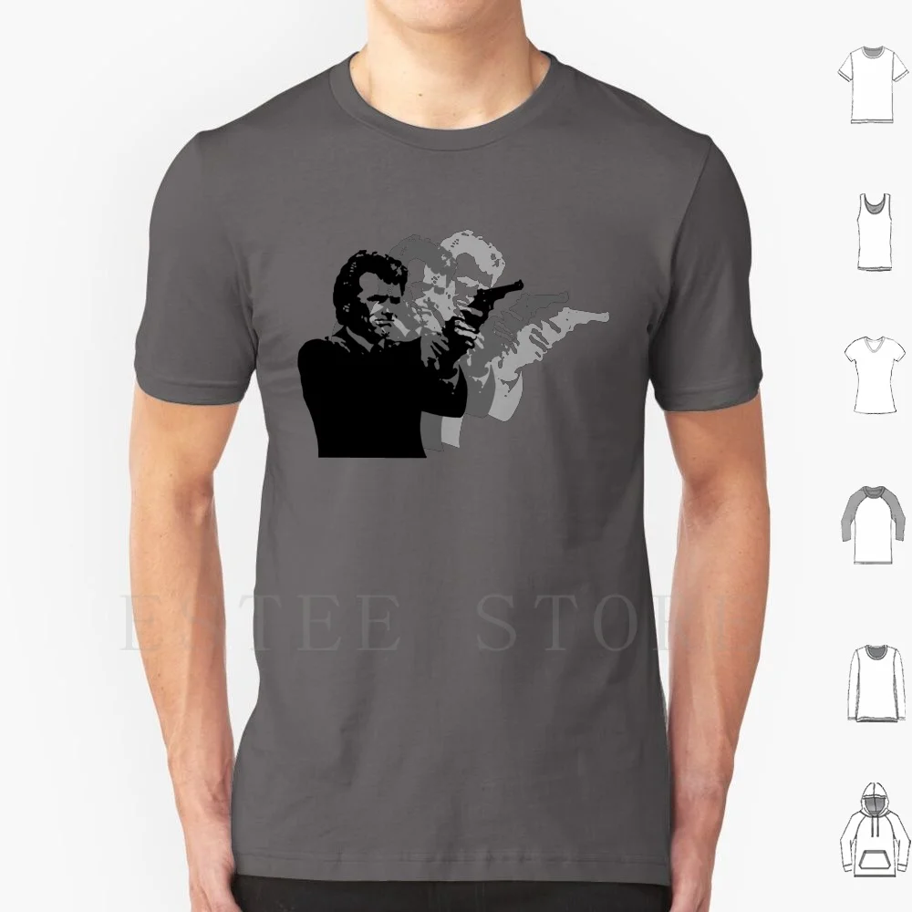 

Dirty Harry Graphic Print T T Shirt DIY Big Size 100% Cotton Dirty Harry Clint Eastwood Film Cult Movie Classic