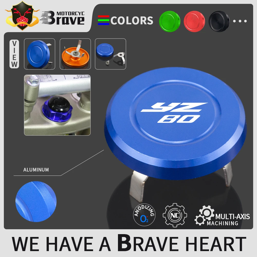 

Декоративный колпачок на руль мотоцикла для YAMAHA YZ 65 80 85 125 250 YZ250 YZ80 YZ125 ручки для мотокросса