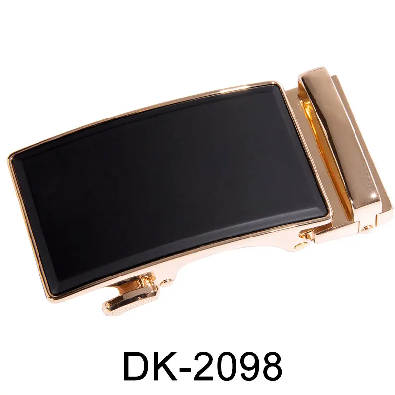 AK-2098 Прямая поставка, модный мужской деловой сплав, автоматическая пряжка, уникальные мужские золотые пряжки для ремня 3,5 см, трещотка, аксессуары для мужской одежды - Цвет: AK-2098