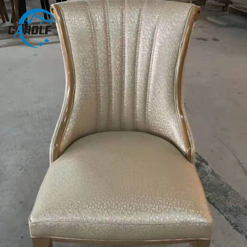 Современная мебель для столовой из ткани роскошный обеденный стул ресторана |