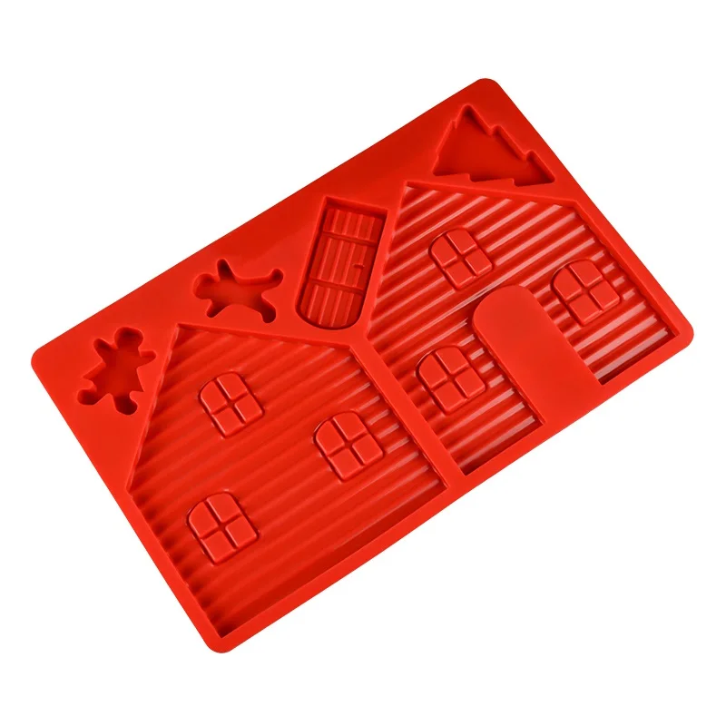 FUNBAKY 3D дом силиконовая форма для шоколада форма для выпечки торт декоративные инструменты для выпечки Sugers формы