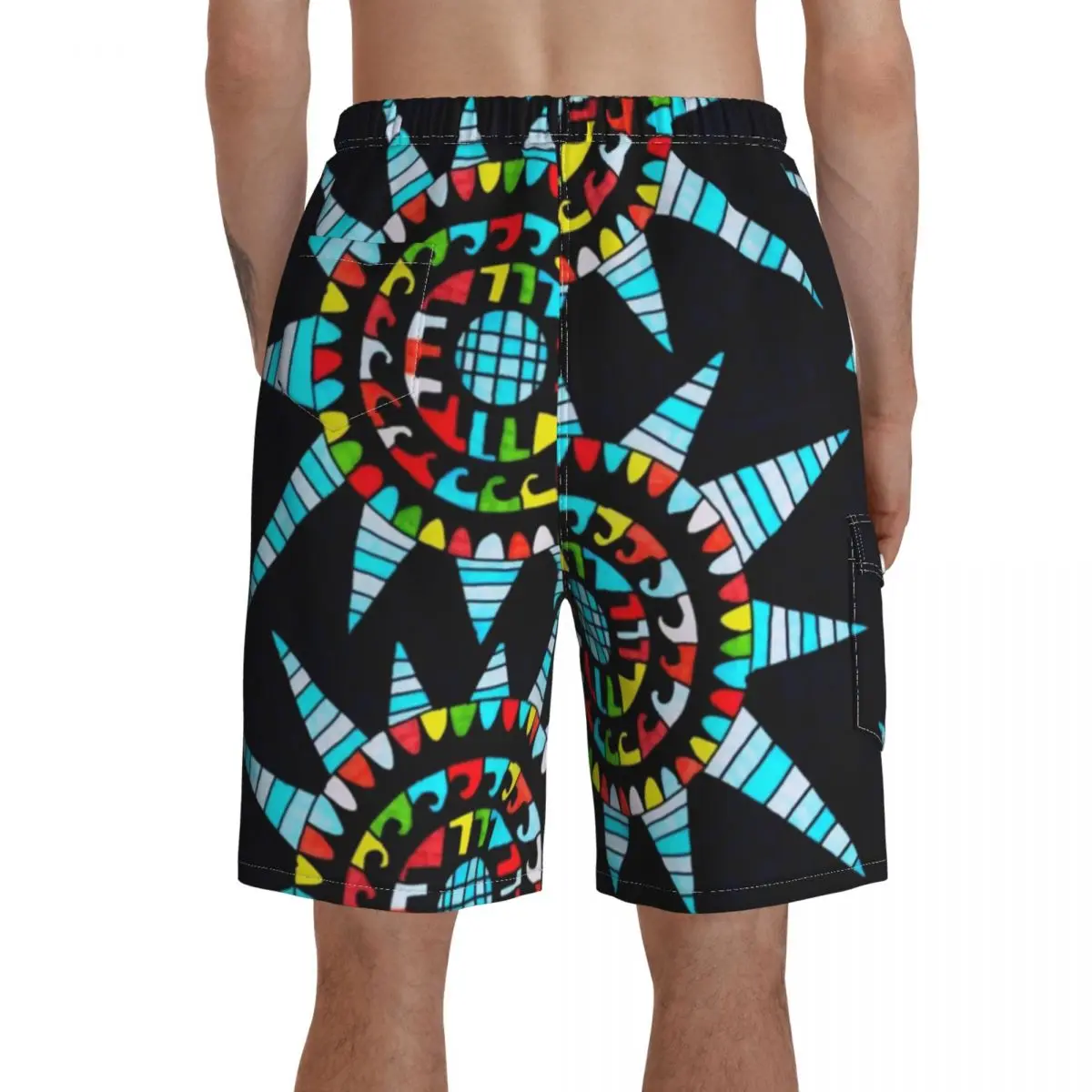 

Sun Board Shorts Polyester Swimming Trunks Beach Funny Men Swim Trunks