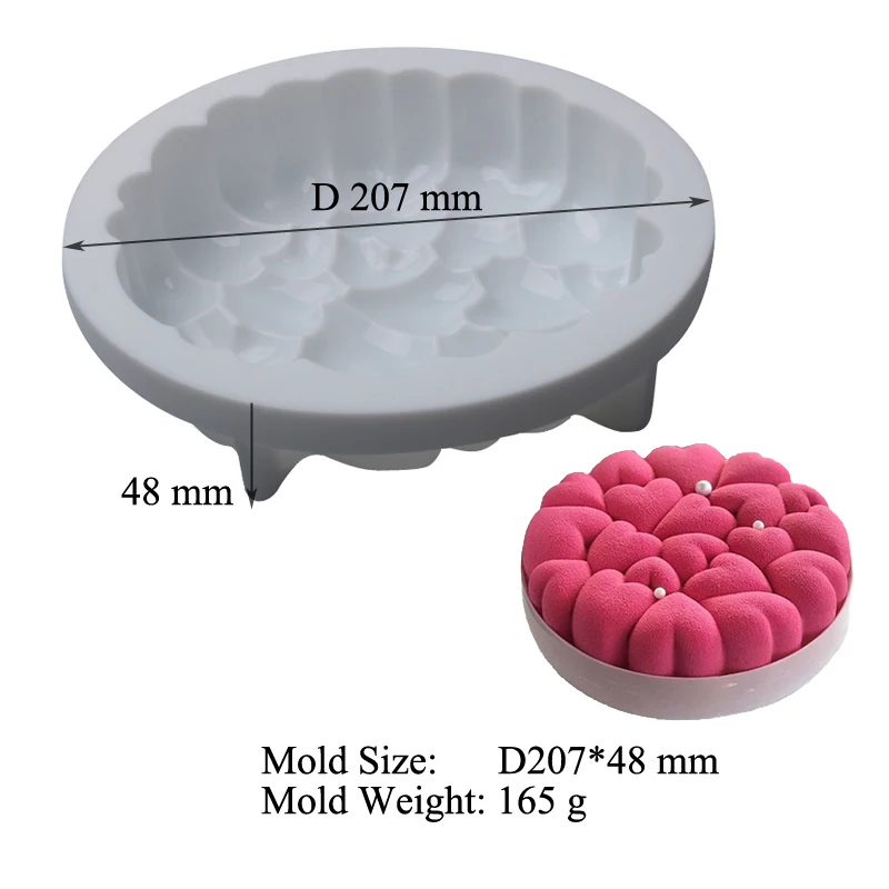 Силиконовая форма для выпечки любовь День Святого Валентина подарок на свадьбу