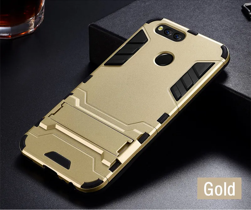 Gold Чехол для huawei Honor 8A 8C 8S 9X Pro Play 3 mate 30 P30 Pro lite Y5 Y6 Y7 противоударный Гибридный бронированный чехол для телефона s - Цвет: Gold