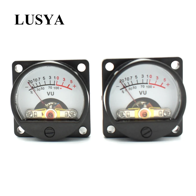 Аналоговая Панель Lusya 2 шт. аналоговая панель 500 630Ohm 34 мм VU метр измеритель уровня