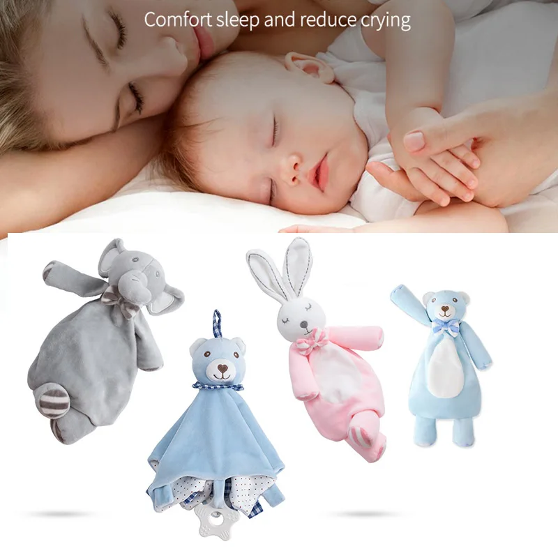 Детские мягкие игрушки в виде животных плюшевые Pulpos лакроссы Банни погремушки для новорожденных удобные