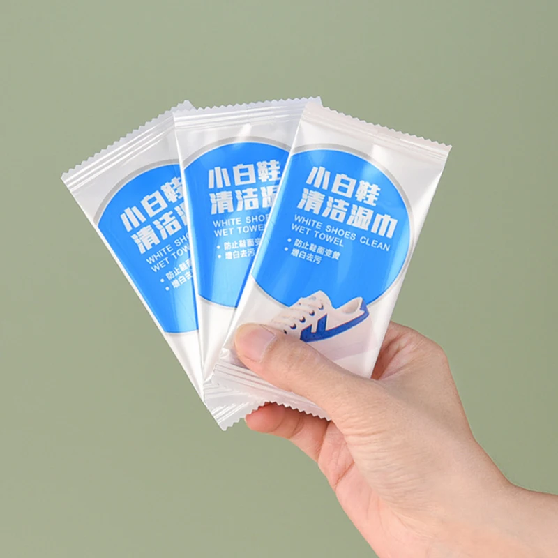 Shoe Wipe Ultra-clean Travel Portable Individually Disposable Wipes Brush Clean Sneakers Tool Cleaning Wrapped | Дом и сад