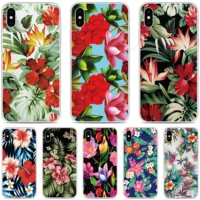 tpu soft exotic flower phone case for iphones se 2020 se2 se 2 xr x xs 11 pro max 6 6s 7 8 9 plus for ipod touch 7 6 5 cover