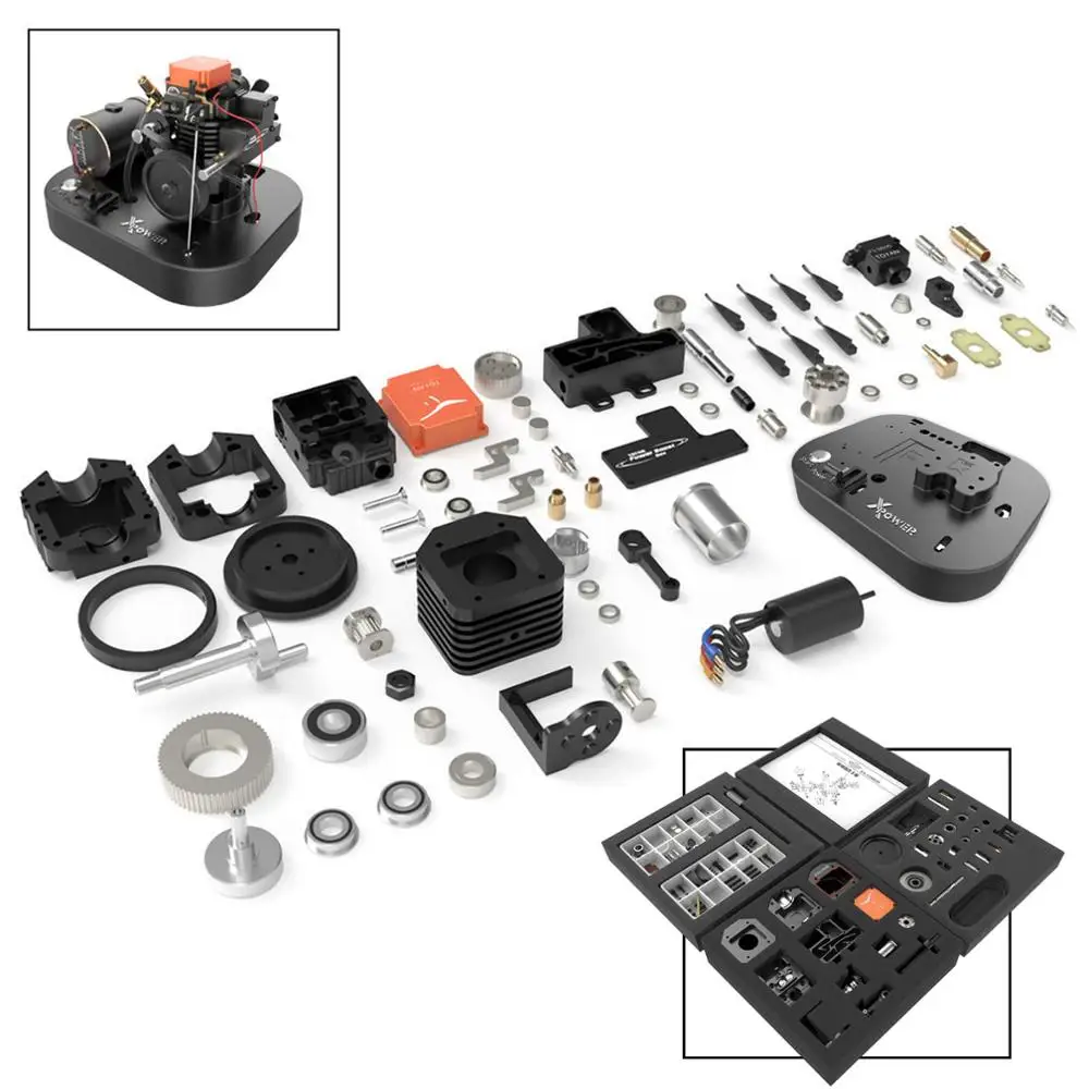 TOYAN FS S100AC DIY сборка одноцилиндровый 4 тактный набор двигателя метанола для