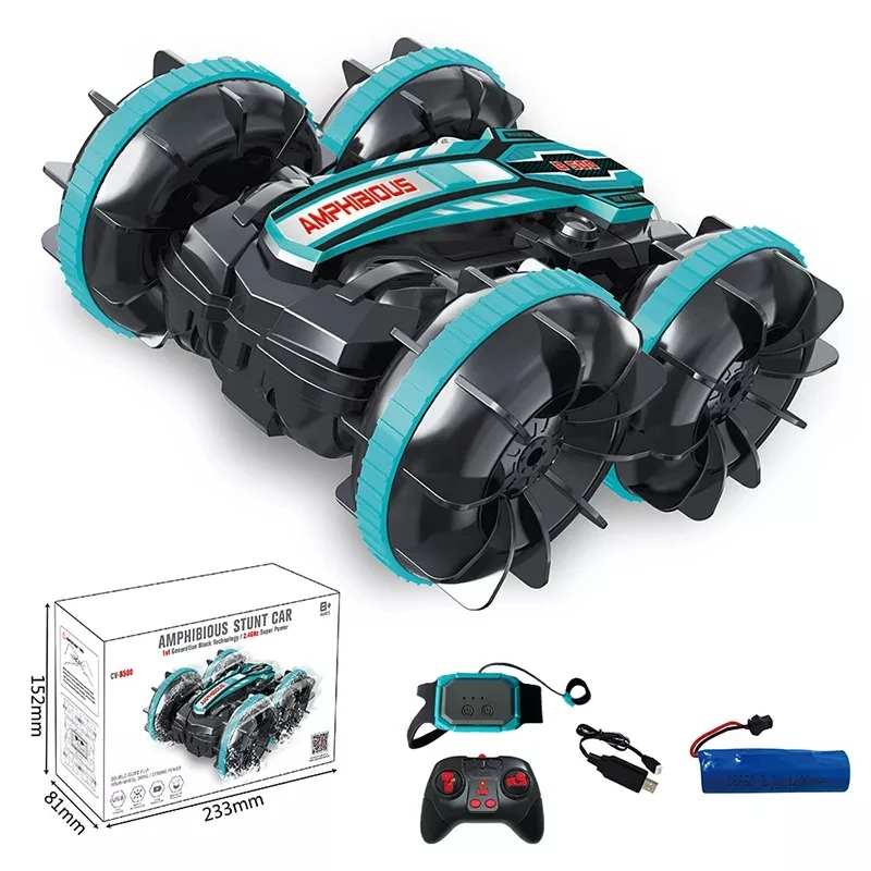 2 4G амфибия RC трюк автомобиль Дистанционное управление 360 ° поворот автомобили