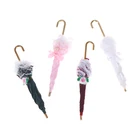 1 шт., аксессуары для мини-кукольного домика 1:12, симпатичные подарки, миниатюрное украшение для кукольного домика, длиной см, зонтик