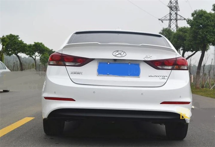 Спойлер на крышу для HYUNDAI Elantra 2016 2018 спойлер из высококачественного АБС пластика