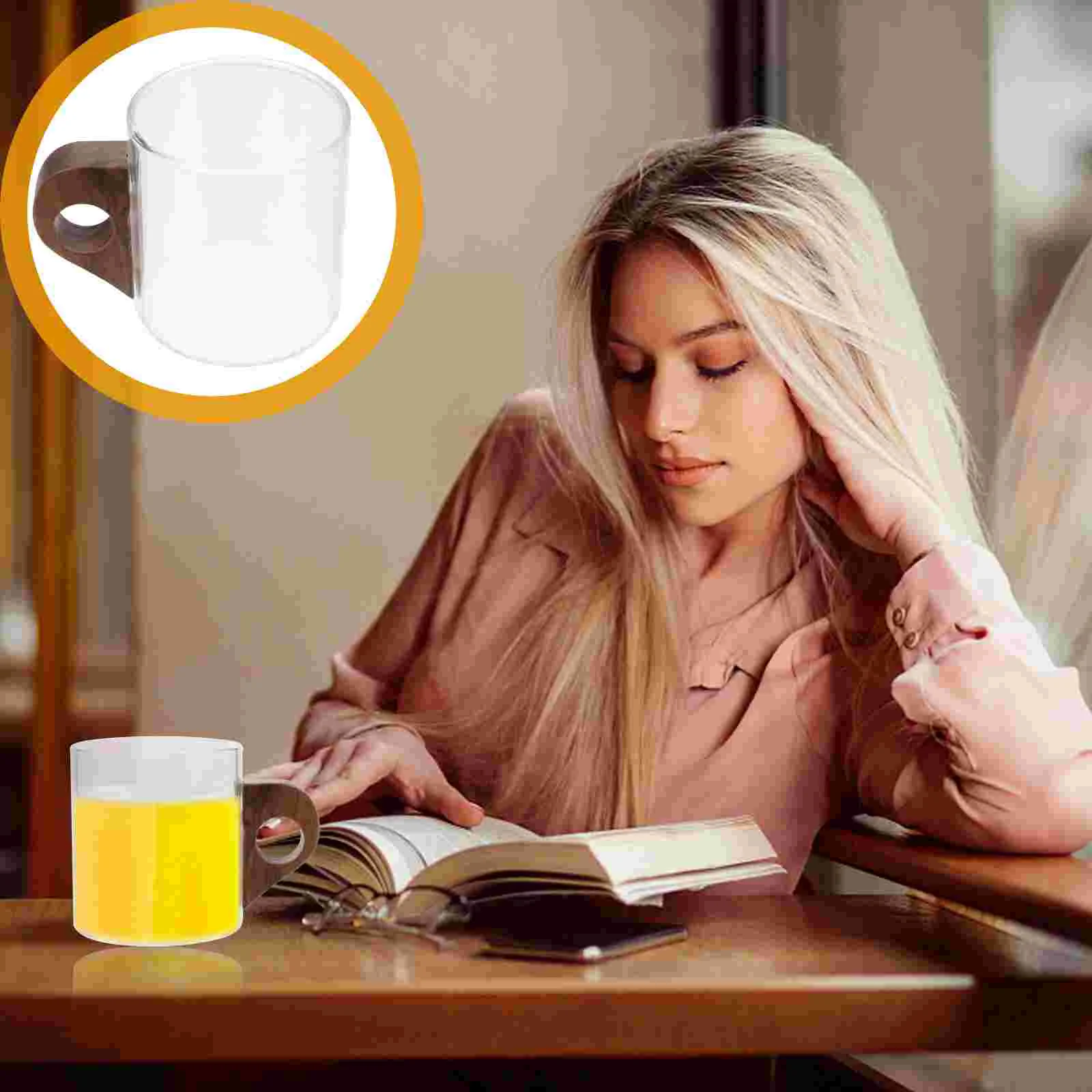 1 шт. стеклянная кофейная кружка изысканная чашка модная чайная красивая | Дом и