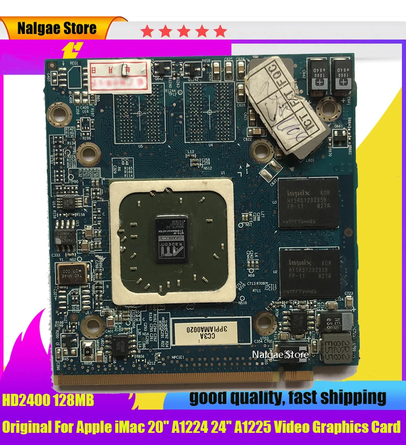 Видеокарта HD2400 109 B22553 11 Radeon Для iMac 24 &quotA1224 128 МБ A1225 256 Мб VGA Видео HD2600 B22531