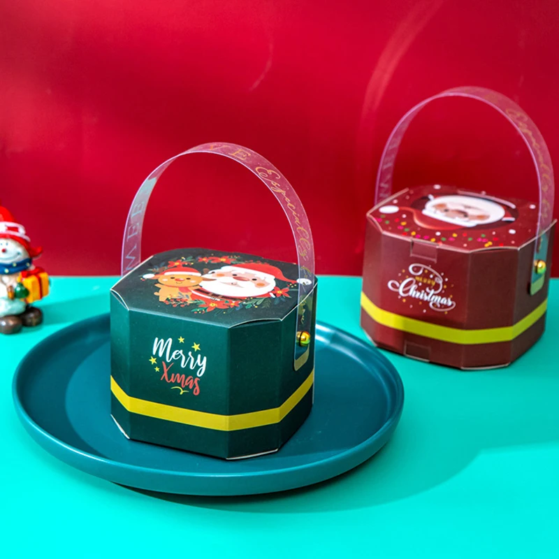 

5/10 шт., новогодние подарочные пакеты для конфет