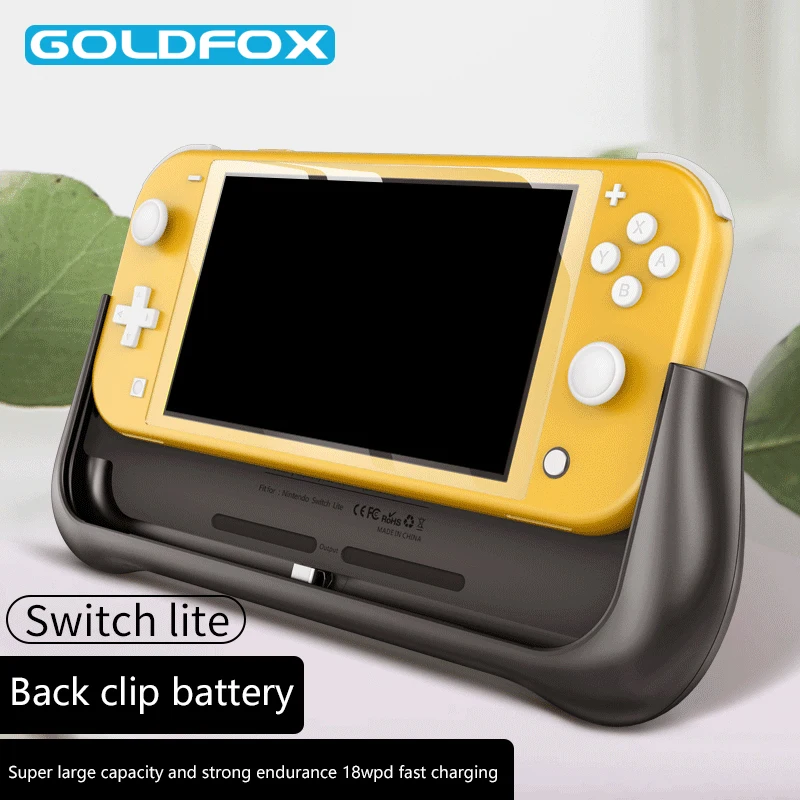10400 мА/ч внешняя Мощность банк чехол Для Nintendo переключатель Lite Bank Батарея