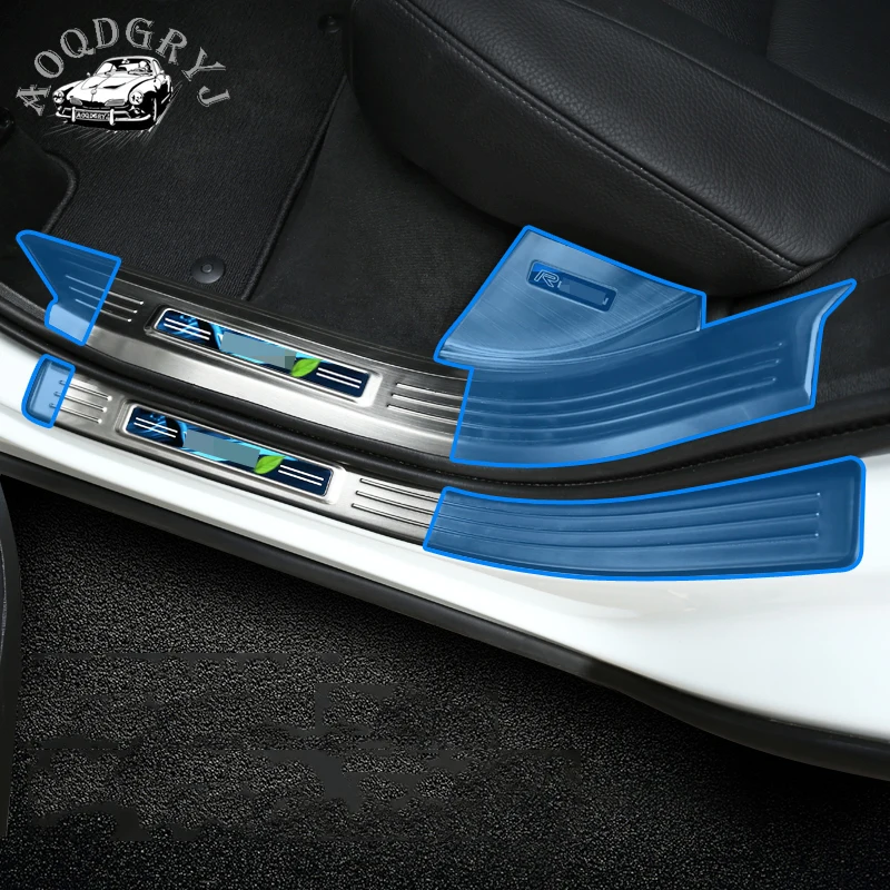 Высококачественная Роскошная Накладка на порог из нержавеющей стали