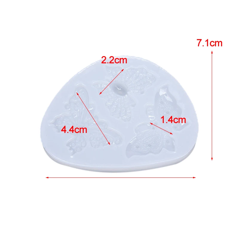 

1pcs UV Resin Jewelry Liquid Silicone Mold Animal Butterfly Resin Charms Molds For DIY Jewelry Decorate Making Molds