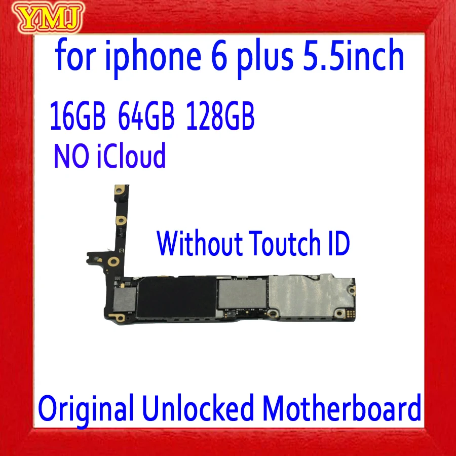 Материнская плата iCloud для iphone 6 plus 5 дюйма с/без Touch ID 100% оригинал разблокированная