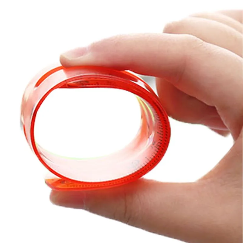 20 см пластиковая прямая Линейка супер эластичная Студенческая Канцтовары для