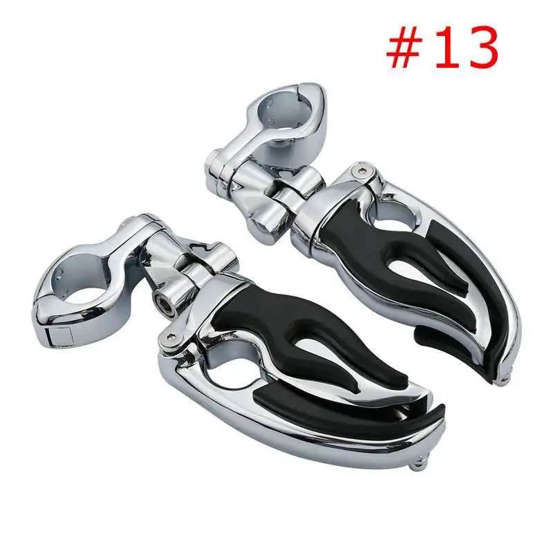 

Motorcycle 32mm 1 1/4" Engine Guard Footpeg Rest Clamps Mounting Kit For Honda Yamaha Kasawaki Suzuki Harley Touring ATV UTV