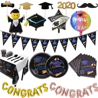 graduation party decor graduation photo booth props doctor hat foil balloons globos congrats graduated class photobooth supplies