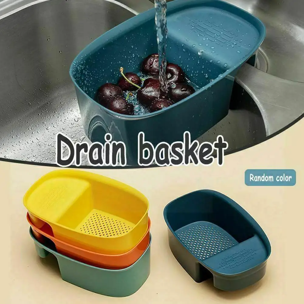 

Hanging Kitchen Drain Basket Garbage Filter Sink Strainer Rack Washing Storage Box Sponge Shelf Rice Fruit Vegetable Basket O6i7