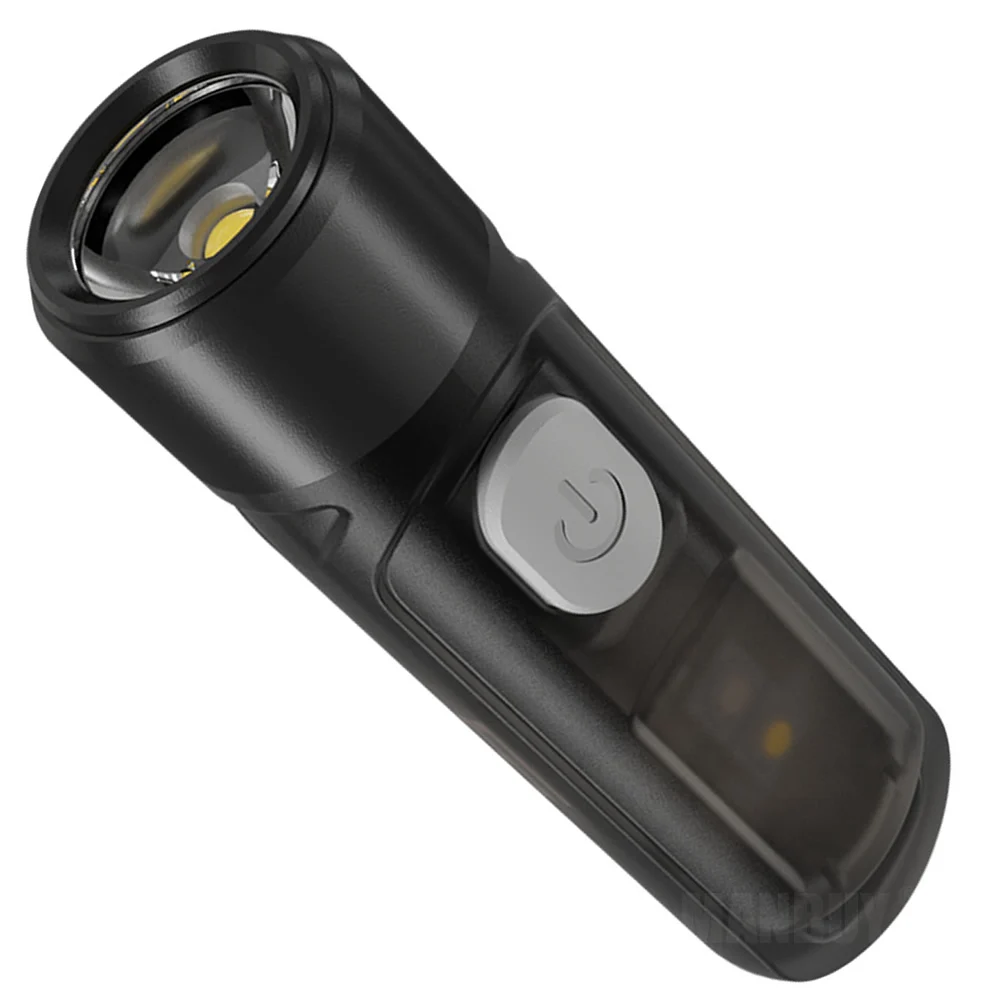NITECORE бамбуковые GITD синий мини футуристический брелок лампа светится в темноте