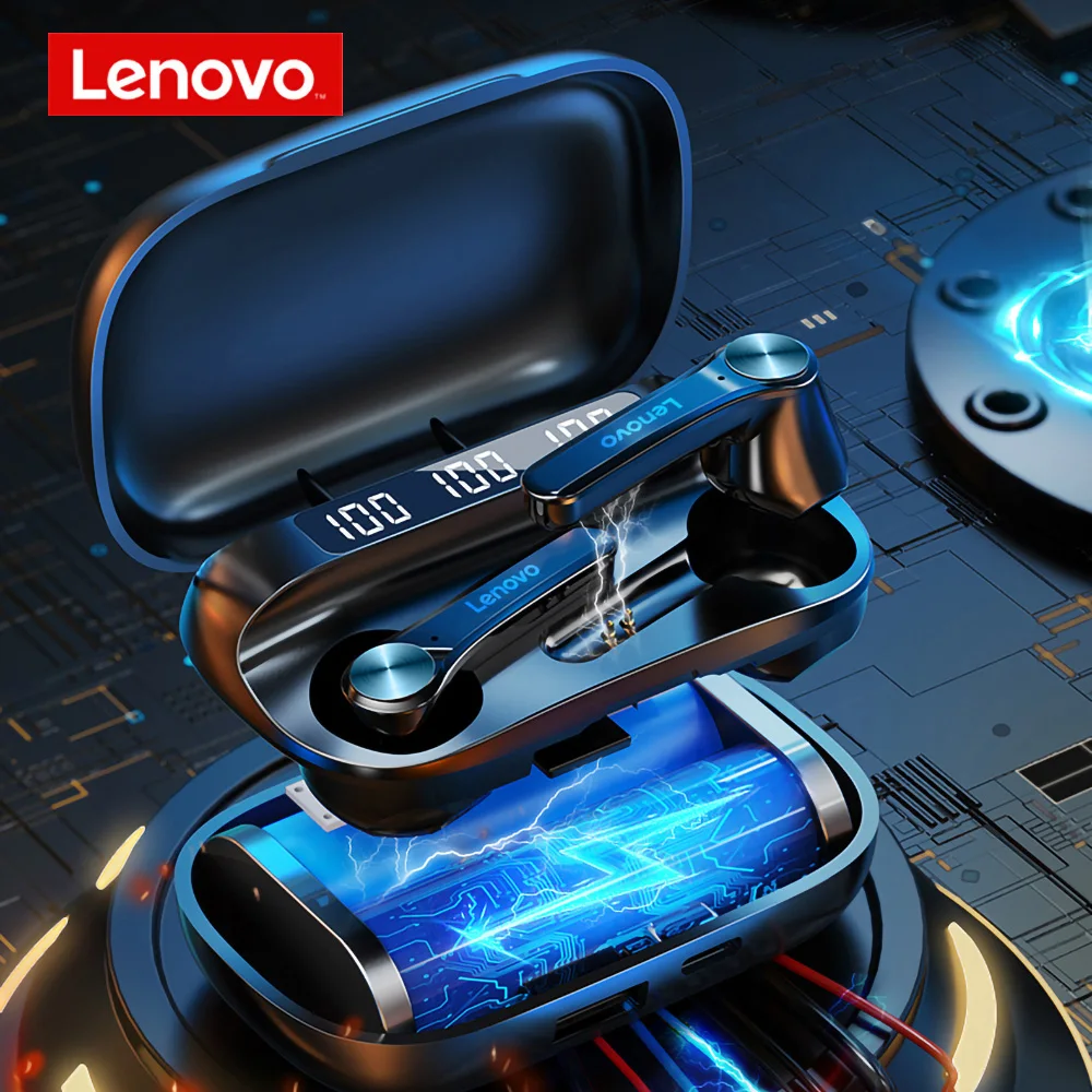 Оригинальные беспроводные наушники Lenovo QT81 TWS Bluetooth с управлением ии стерео бас