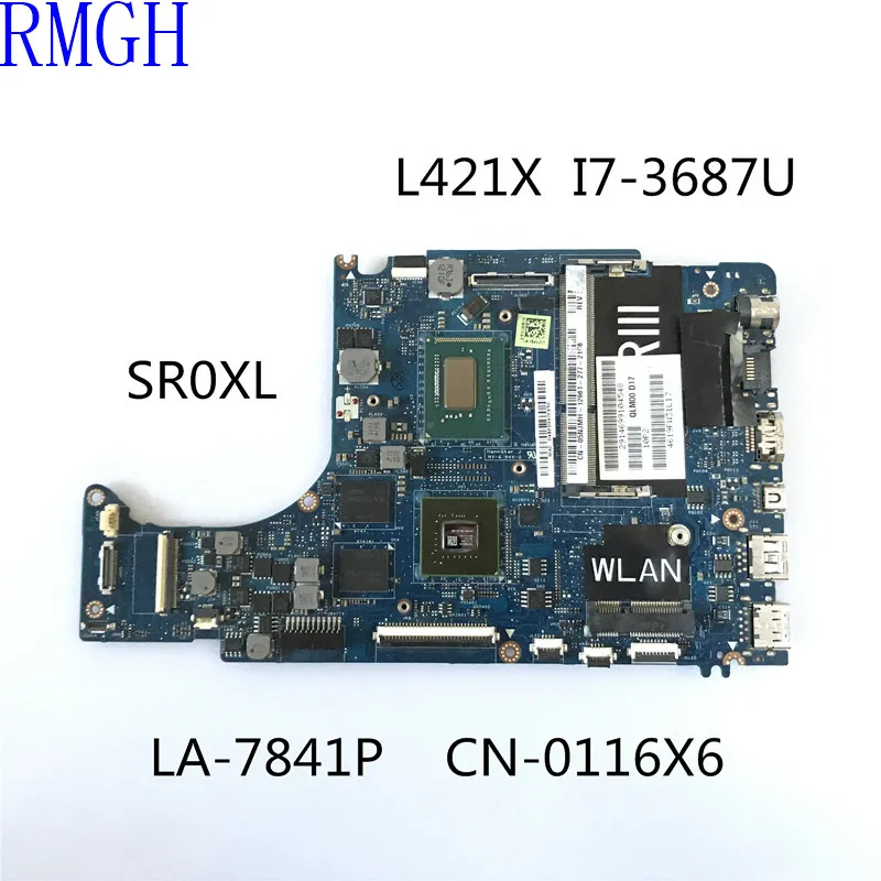 Для Dell XPS 14 L421X LA-7841P placa-MOM fazer portar CN-0116X6 0116X6 116X6 SR0XL I7-3687U CPU 100% teste 4 | Компьютеры и офис